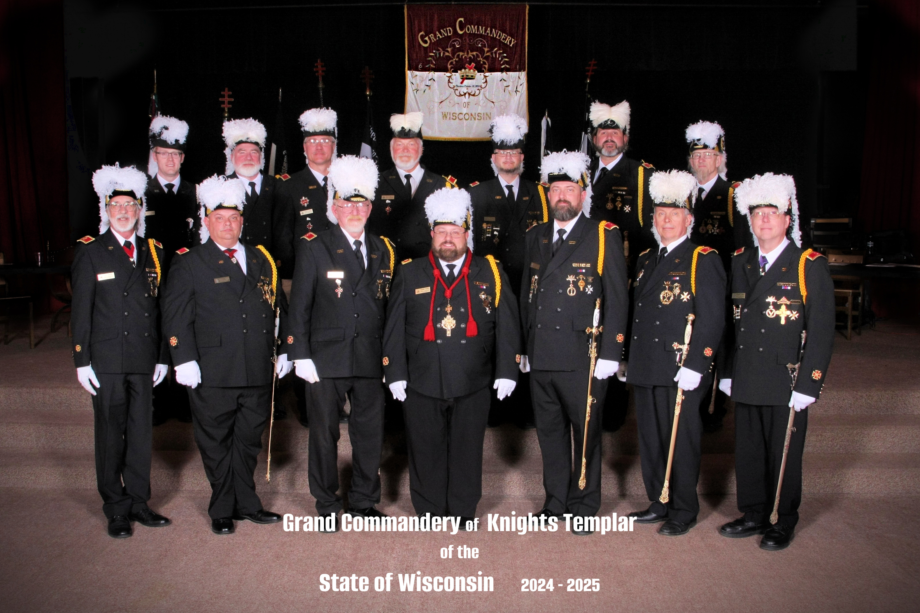 Officers of the Grand Commandery of Knights Templar in Wisconsin